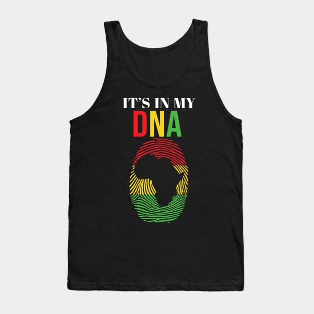 It's in my DNA, African American, Black Lives Matter Tank Top by UrbanLifeApparel